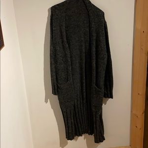 Long Dark Grey Cardigan
